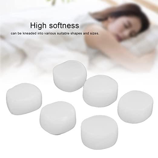 Generic James BioEars 3 Pair Soft Silicone Ear Plugs for sleep study Loud noise Meditation Sound Reducing swim water proof Ear Plugs Carry Case with Active Aloe (White)