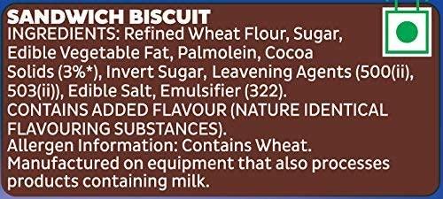 Cadbury Cadbury Oreo Choco Crème Flavored Chocolatey Sandwich Biscuits, 51.5g (Pack of 40)