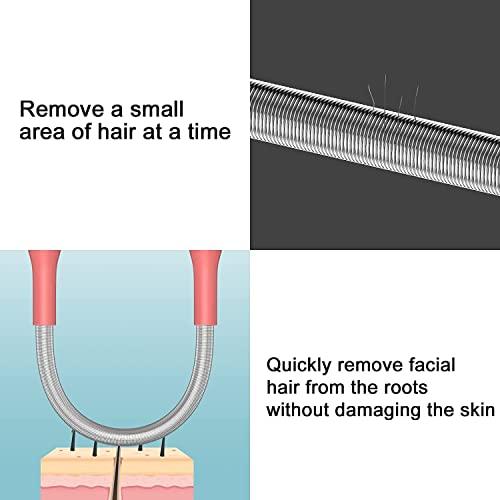 AIMERS Aimers Facial Hair Remover for Women Spring Stick For Women Remove Unwanted Hair on Upper Lip, Chin, Face, or Neck Hair removal Epilator Threading tool 1pc
