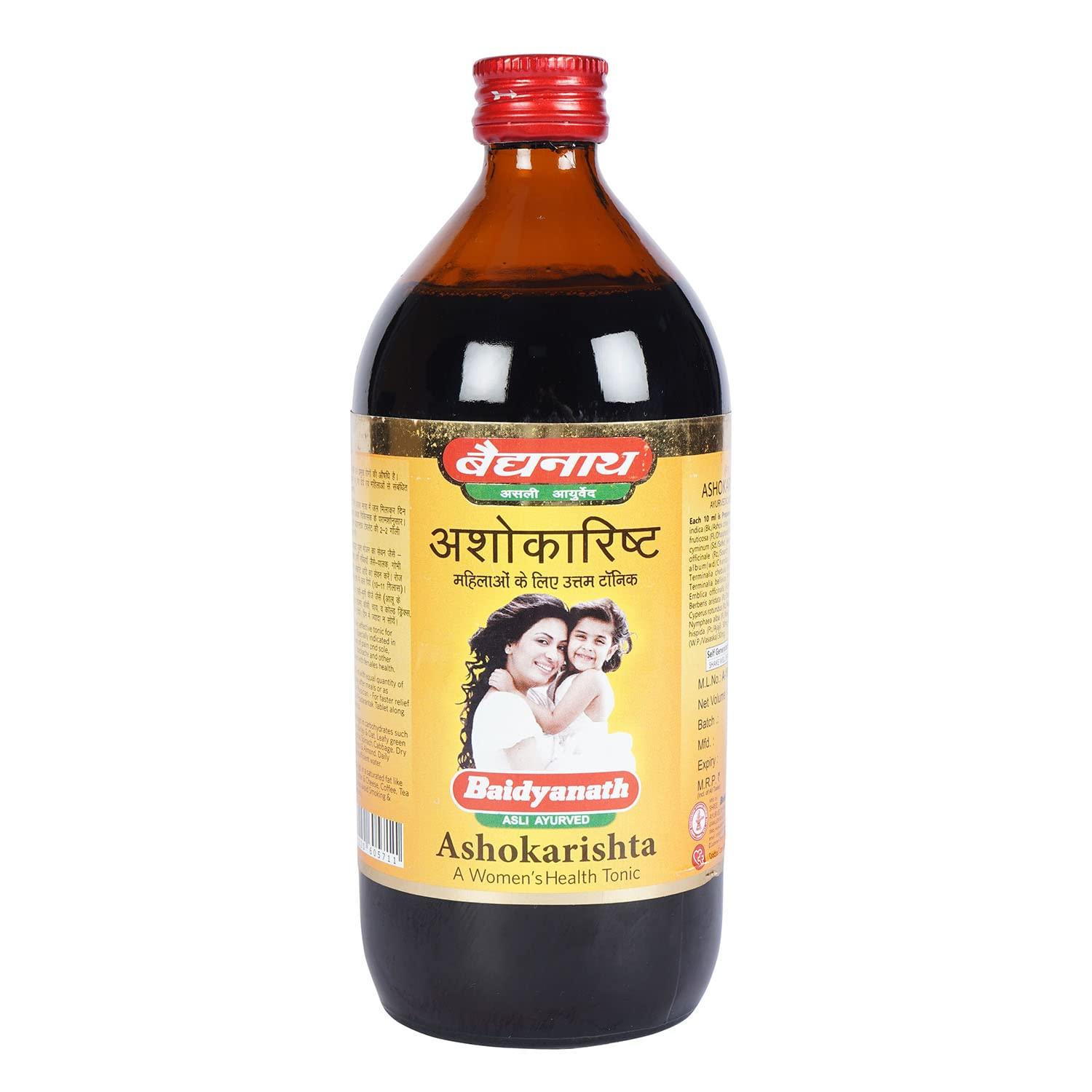 Baidyanath Baidyanath Ashokarishta Ayurvedic Syrup || Irregular and heavy menstruation & hormonal imbalance | (450 ML)