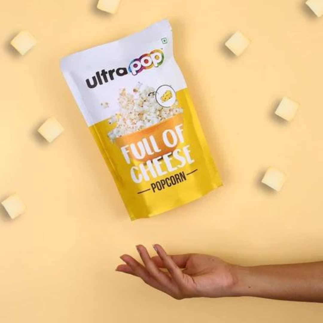 DD SHAH ULTRAPOP Cheese Flavoured Popcorn | New & Trendy Flavours | Ready To Eat Popped Popcorn | Healthy & Premium Snack (Pack of 24)