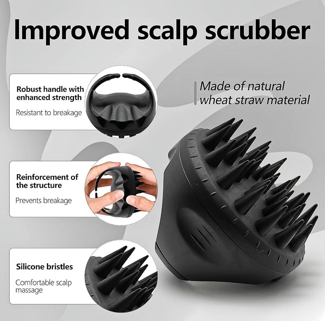 Generic Hair Scalp Massager for Hair Growth, Black