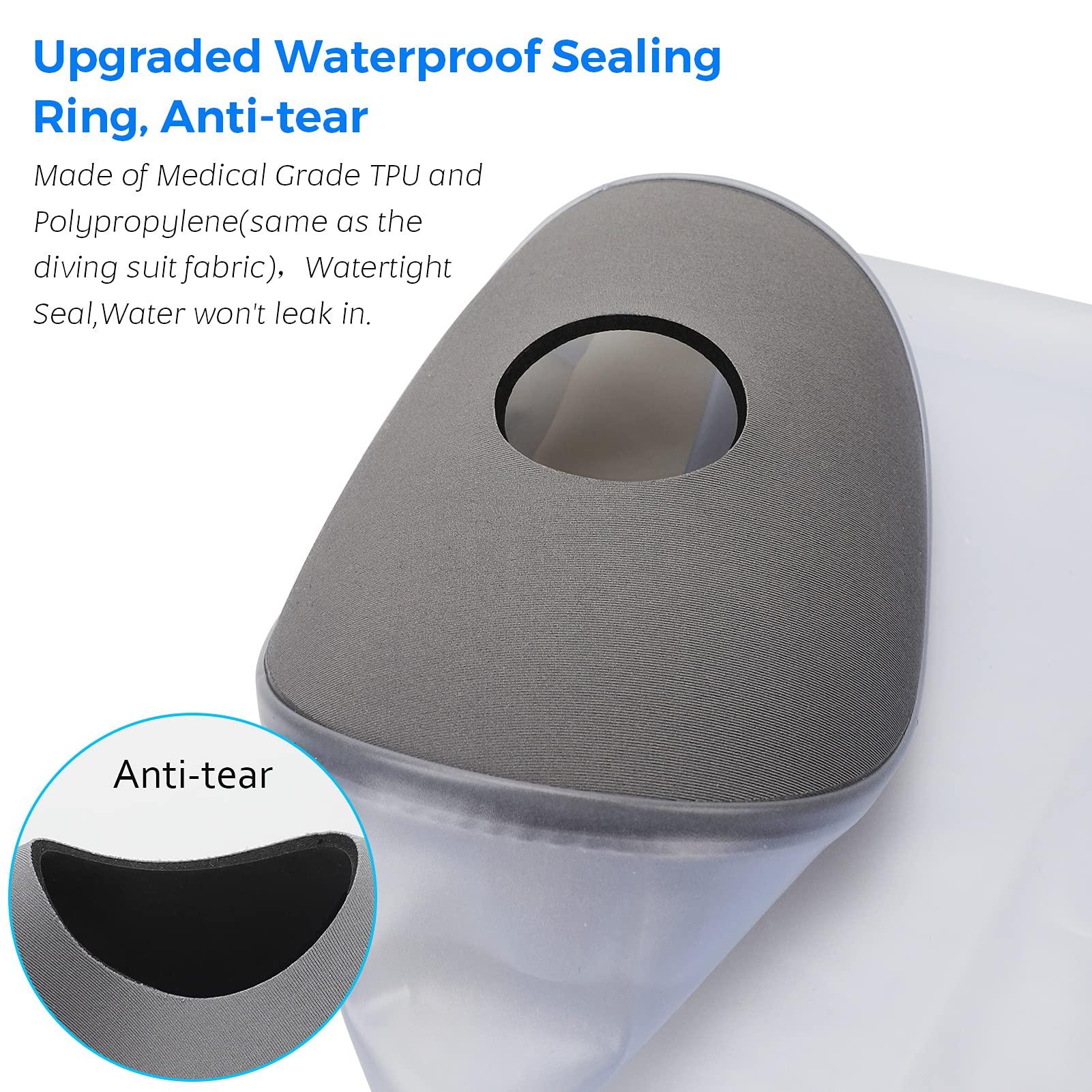 Zoyehoo Kids Leg Cast Cover for Shower Bath Teens, Waterproof Cast Protector to Keep Wound Dry, Reusable Soft Comfortable Cast Shower Cover for Child Leg Knee Foot Ankle Surgery Bandage