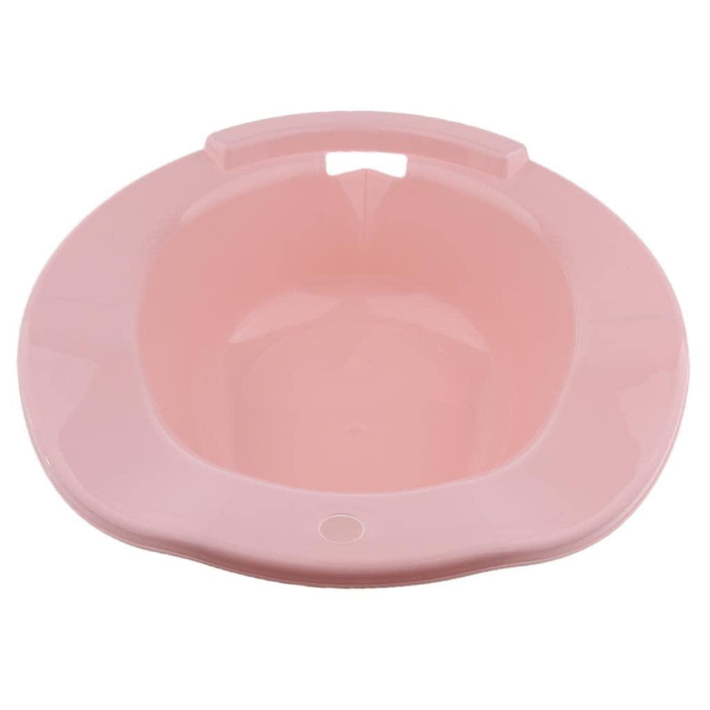 THE STYLE SUTRA Hip Bath Tub Sitz Bath for Toilet Maternity Hemorrhoid Avoid Squatting Pink