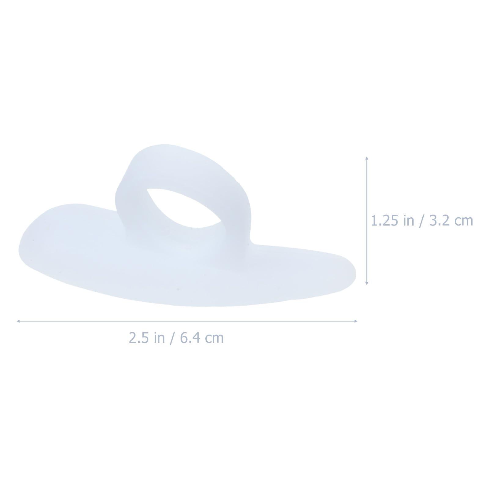 SUPVOX SUPVOX Gel Hammer Toe Crest Pad Hammer Toe Pads Gel Support Crest Cushion For Mallet Toes and Overlapping Toes 4 Pairs