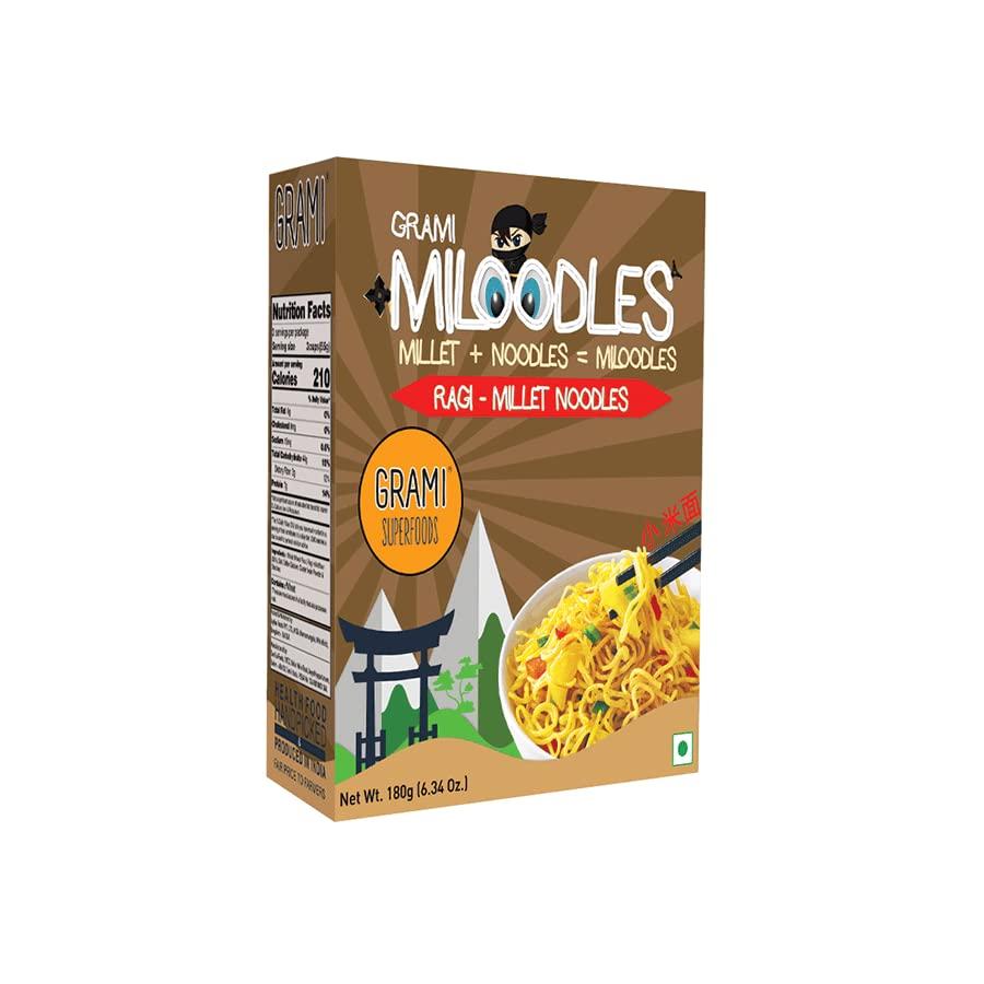 Grami SuperFoods GRAMI SUPERFOODS RAGI Millet Noodles (Pack of 3) 180G