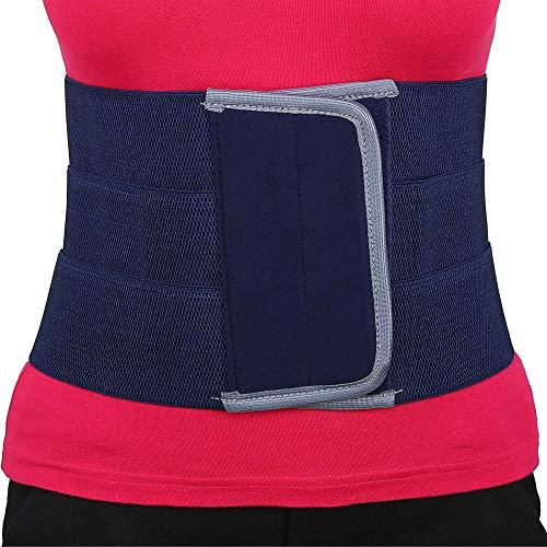 HINMIN HINMIN abdominal belt after delivery for tummy reduction, Lumbo Sacral, Lower Back Brace provides Back Pain Relief - Breathable Belt for Men and Women keeps your Spine Straight (S)