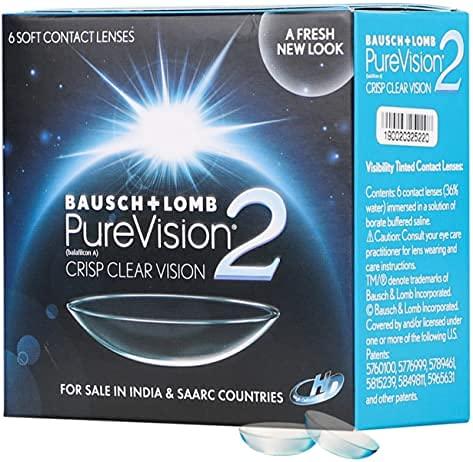 Bausch + Lomb Bausch & Lomb Purevision 2 Monthly Disposable Contact Lens, 0.75