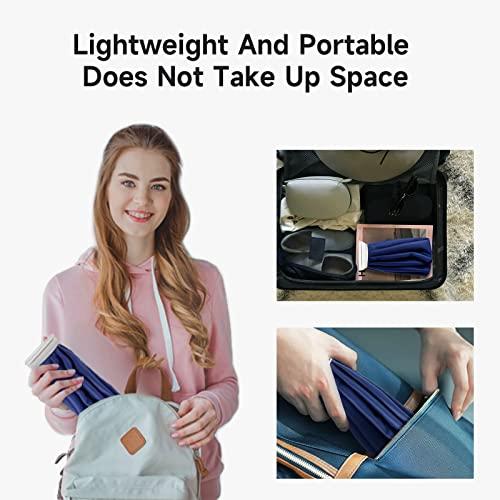 BICAREE BICAREE Ice Pack for Injuries Reusable, Ice Bags Hot Water Bag for Hot & Cold Therapy and Pain Relief with Cover, No-Leak Elastic Breathable Ice Bag, Size 9", Blue