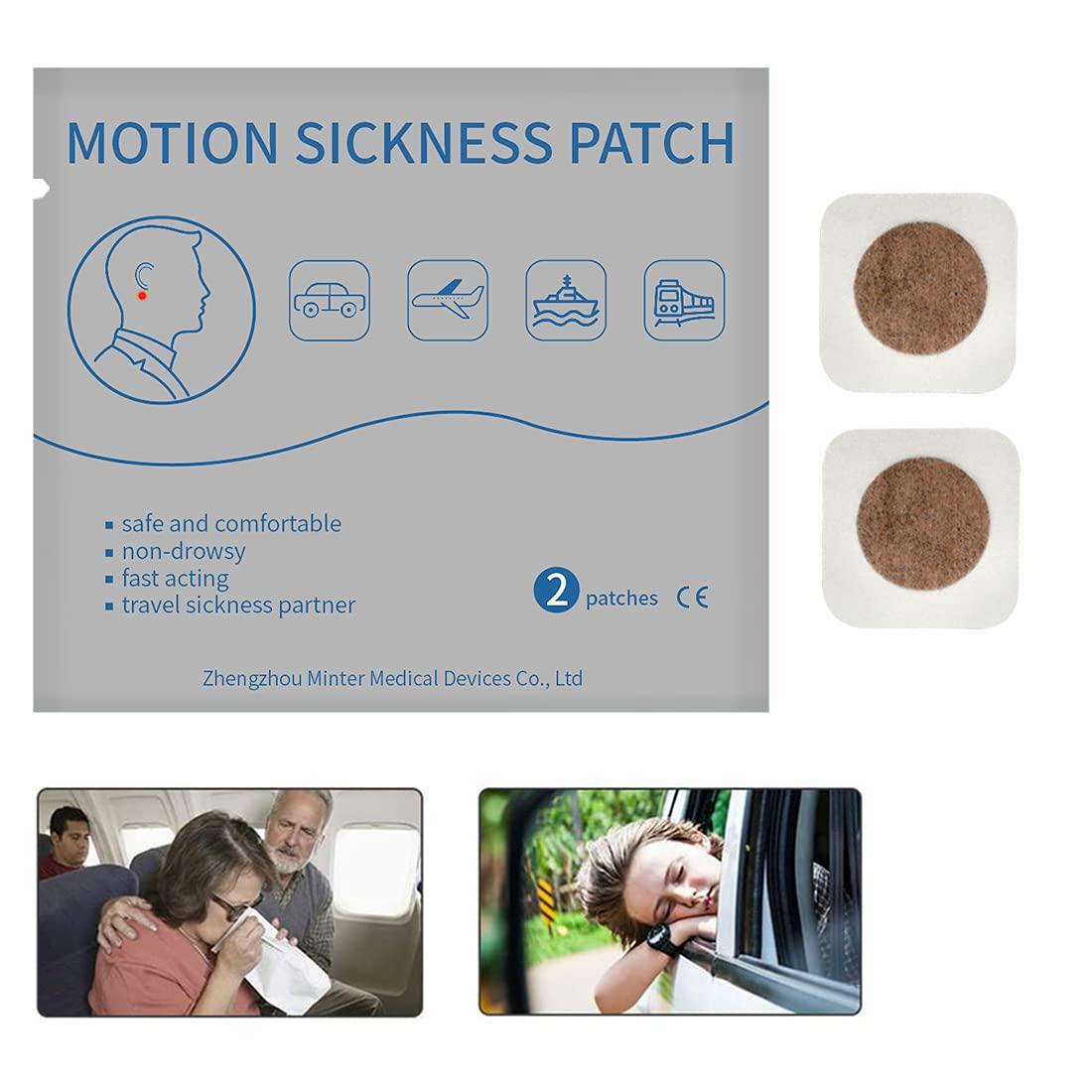 MT Healthy MINTER 40ct Motion Sickness Patch for Cruise/Plane/Train/Bus, Seasick Patches Anti Nausea Patches Behind Ear, Sea Sickness Patches with Waterproof and Non Drowsy
