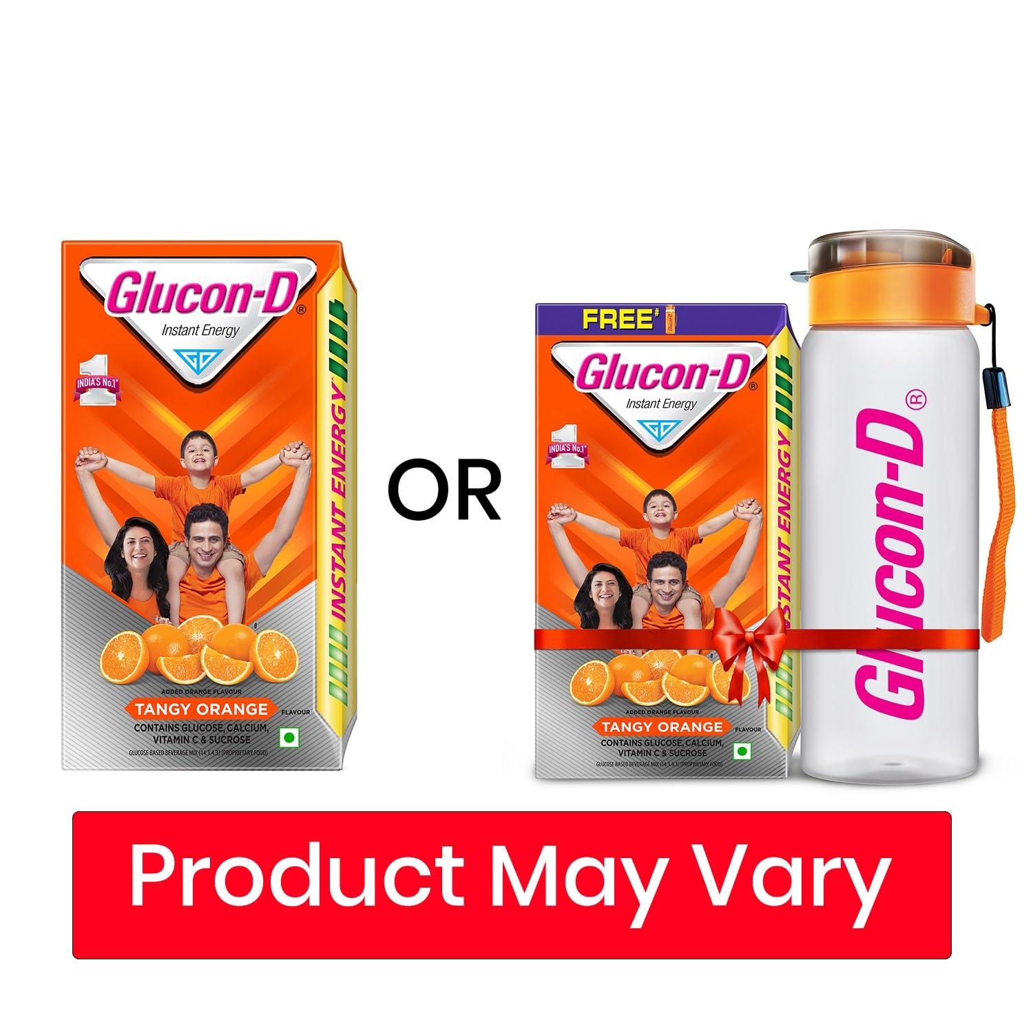 Glucon-D Glucon-D Instant Energy Health Drink Tangy Orange - 1kg Refill with free bottle & Glucon D Instant Energy Health Drink Nimbu Pani - 1kg Refill with Free Bottle