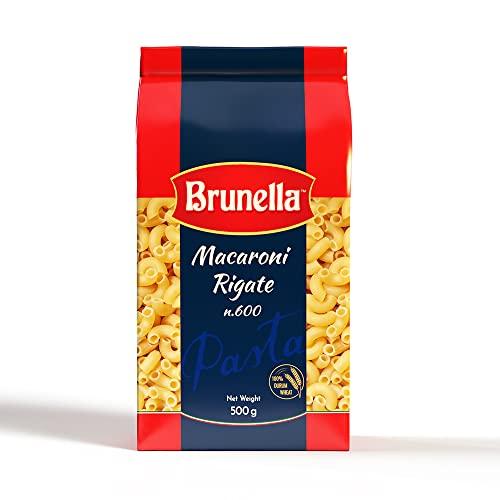 Brunella Brunella Macaroni Rigate Pasta, 500g, Pack of 3