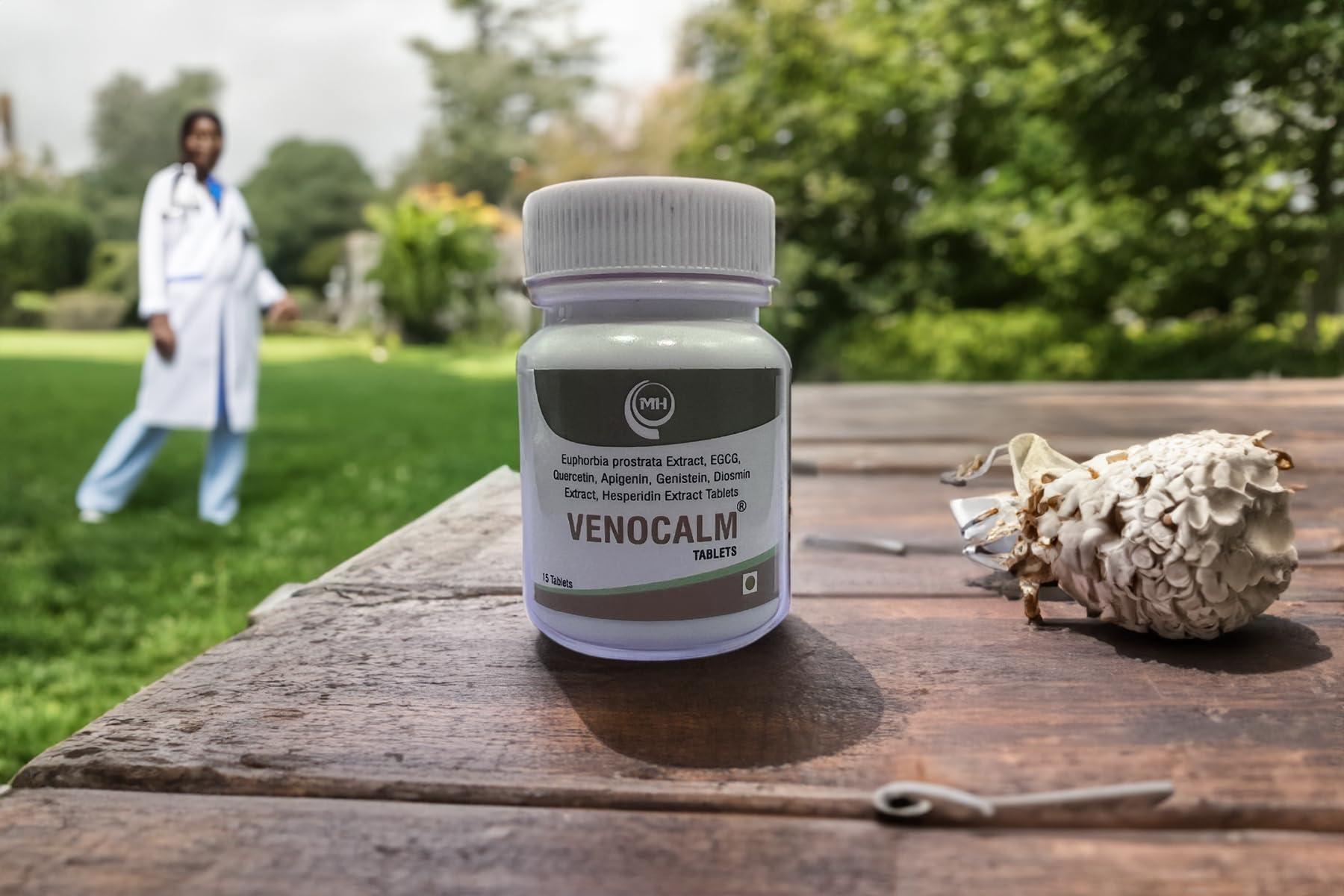 Medilife Healthcare Medilife Healthcare VENOCALM Tablets | New & Improved | In Bottle pack of 15 Tablets | Painful hemorrhoids | Bleeding hemorrhoids | Varicose veins | Anal fissure |15 Tabs Bottle Pack