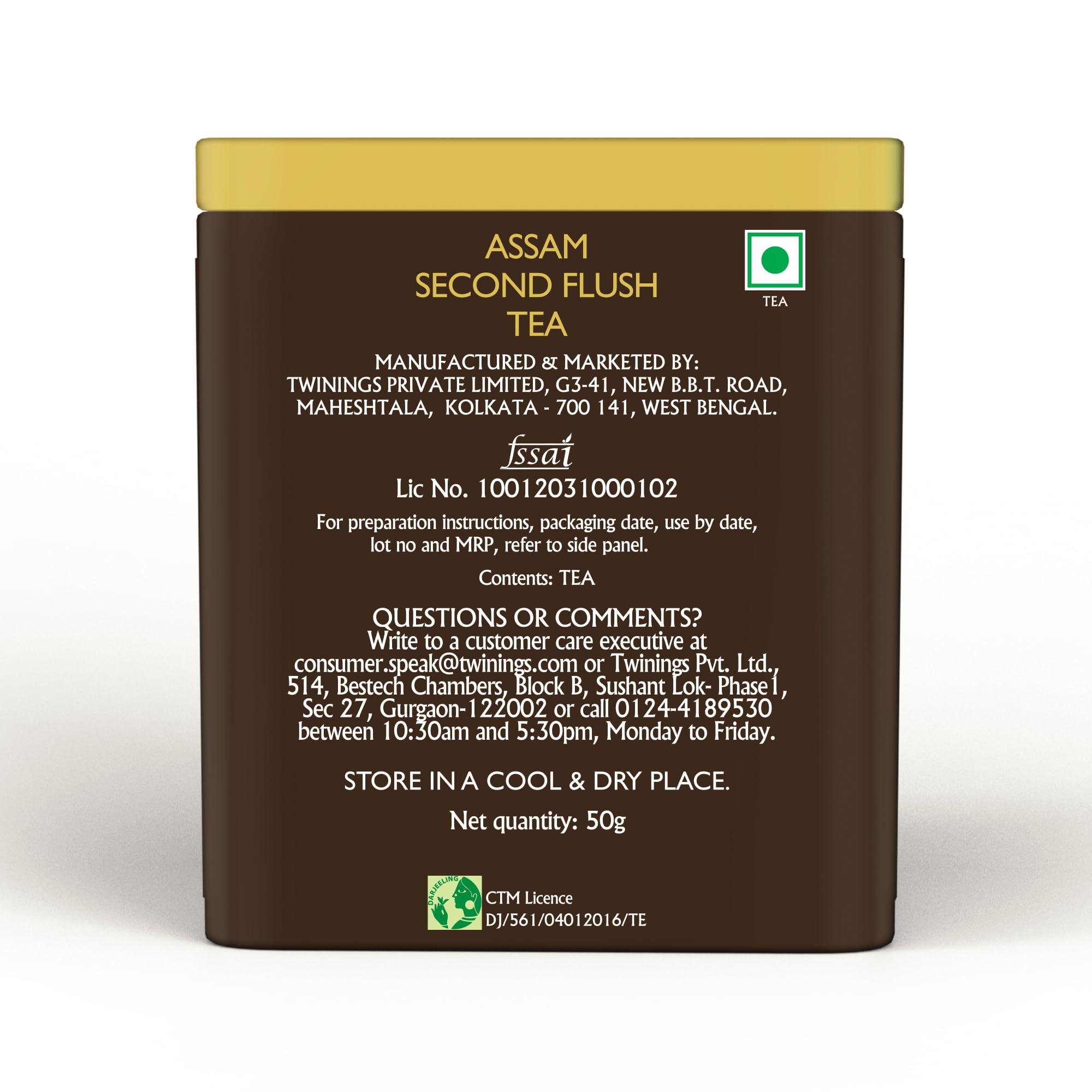 Twinings Twinings Assam Second Flush Tea Assam, Loose Leaves, 100G Tin