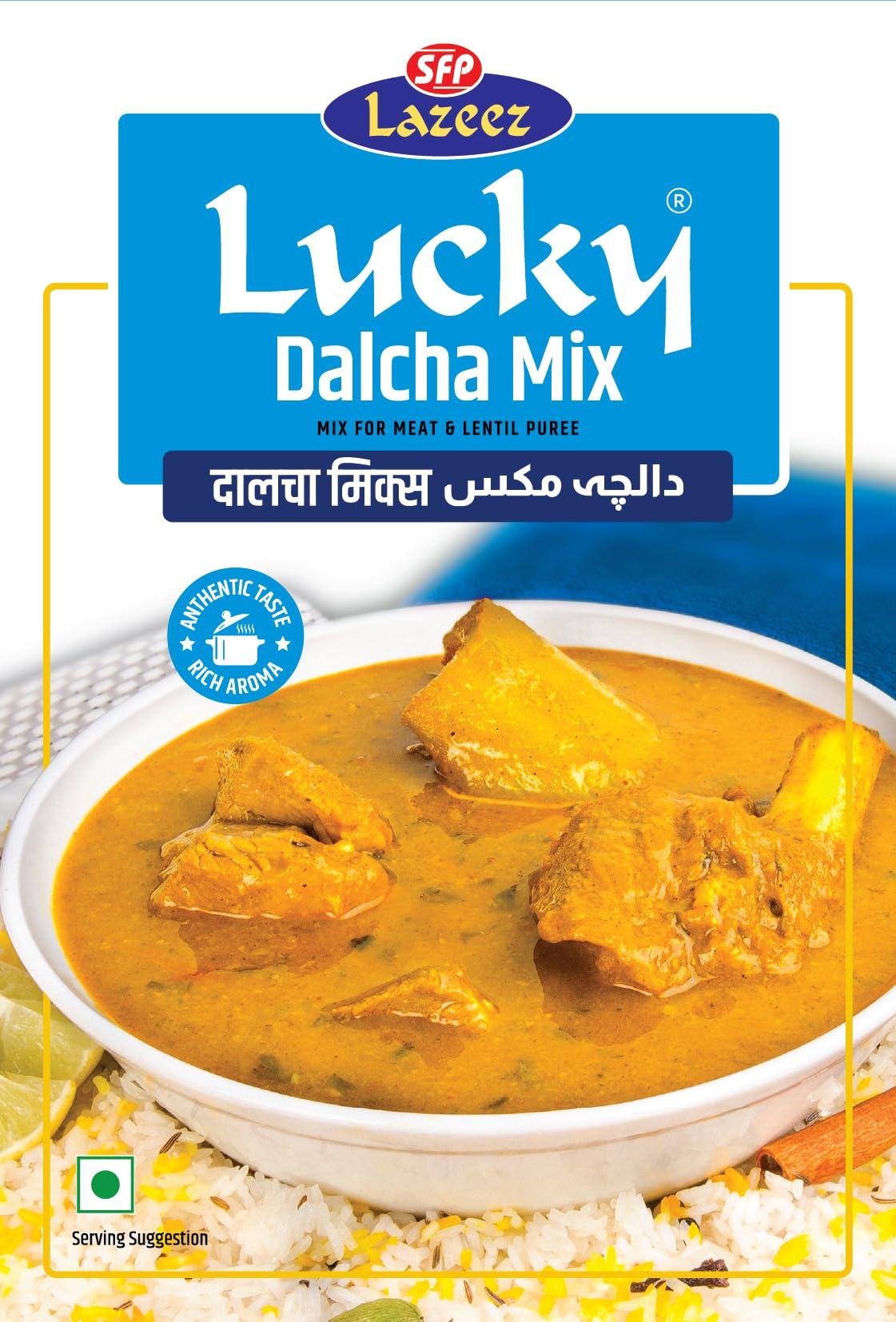 Lucky Lucky Dalcha Mix / Dal Gosht Masala 50g. Pack of 2