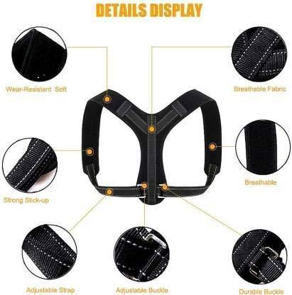 OK Goods Back Posture Corrector for Women & Men - Discreet Comfortable Clavicle Support Back Brace - Neck Back and Shoulder Pain Relief Figure 8 Clavicle Brace for Posture Correction and Alignment (Universal)