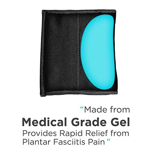 GELRIDE GELRIDE Plantar Fasciitis Gel Arch Support Cotton Sleeves Pair (Made in India) for Foot Pain, Fallen Arches, Achy Feet Problems - Reusable and Washable for Men and Women (XL Size, 2 Pairs)