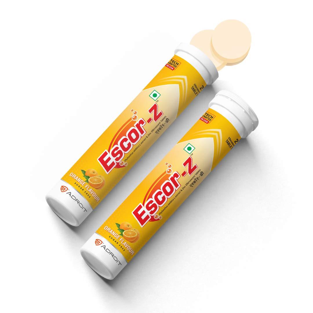Escor-Z Escor-Z Orange Flavour (Pack Of Two) - Tablet
