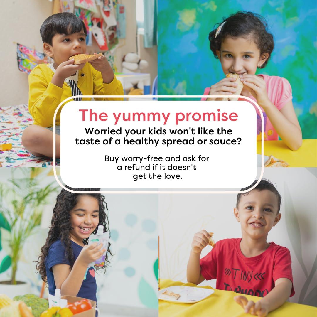 Troovy Troovy Healthy Sauce Spread (2 Tomato sauce, 2 Pizza Pasta sauce) | 100% Chemical Free | No Preservatives | No MSG | No Processed Sugar (uses Jaggery) | All Natural Ingredients | 880 gm (Pack of 4)