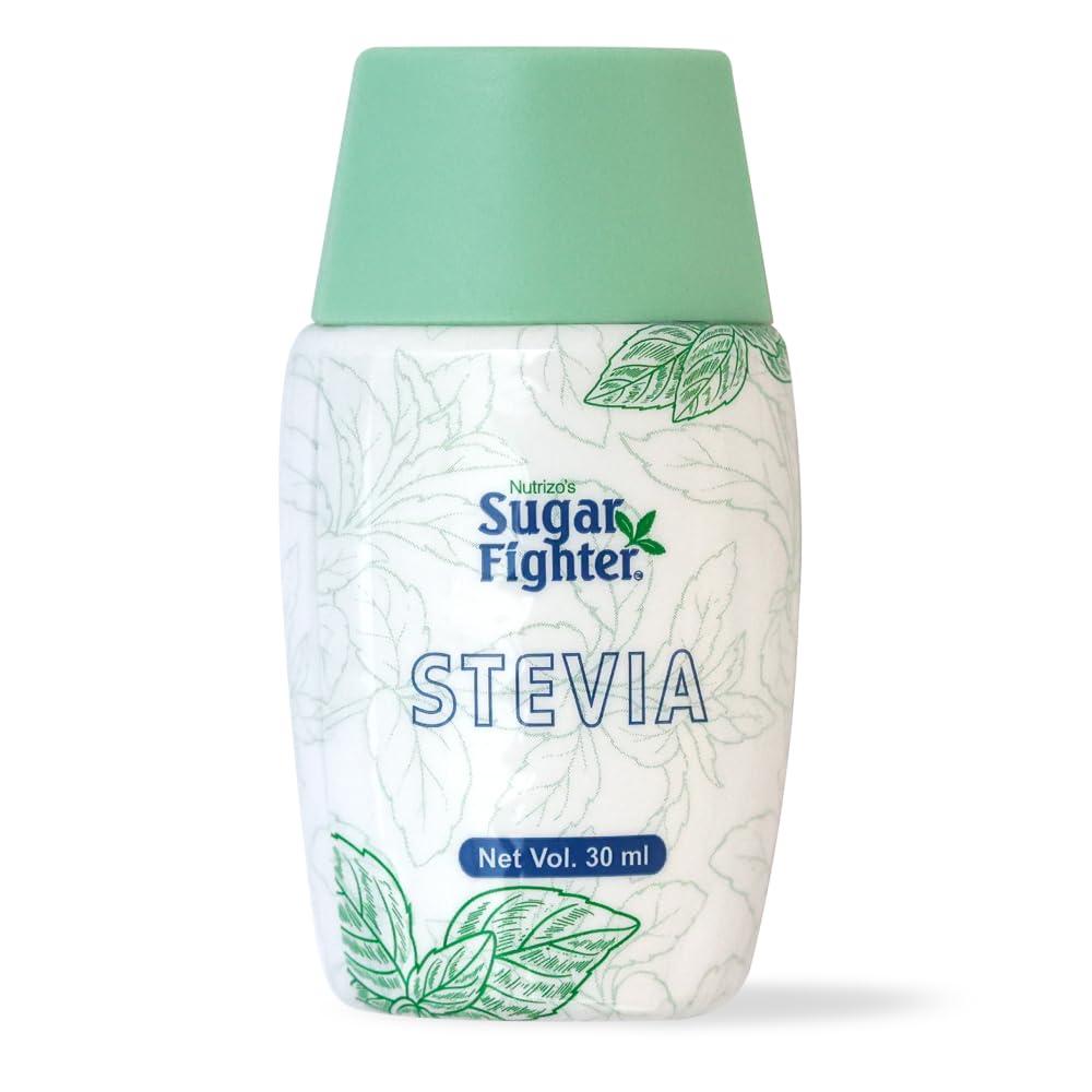Sugar Fighter Sugar Fighter Stevia Liquid - Zero Calories & Fat Free Sweetener - Natural Stevia - Sugar-Free Combo - 30 ML (Pack of 3)