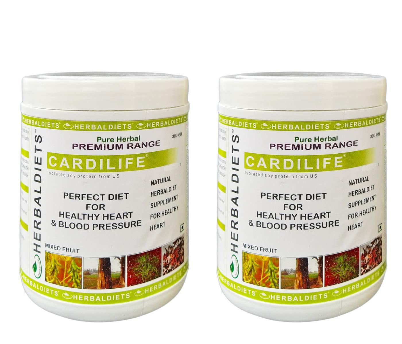 HERBALDIETS HERBAL DIETS CARDILIFE (300 GM, Pack of Two) Herbaldiets products for Heart & Blood Pressure