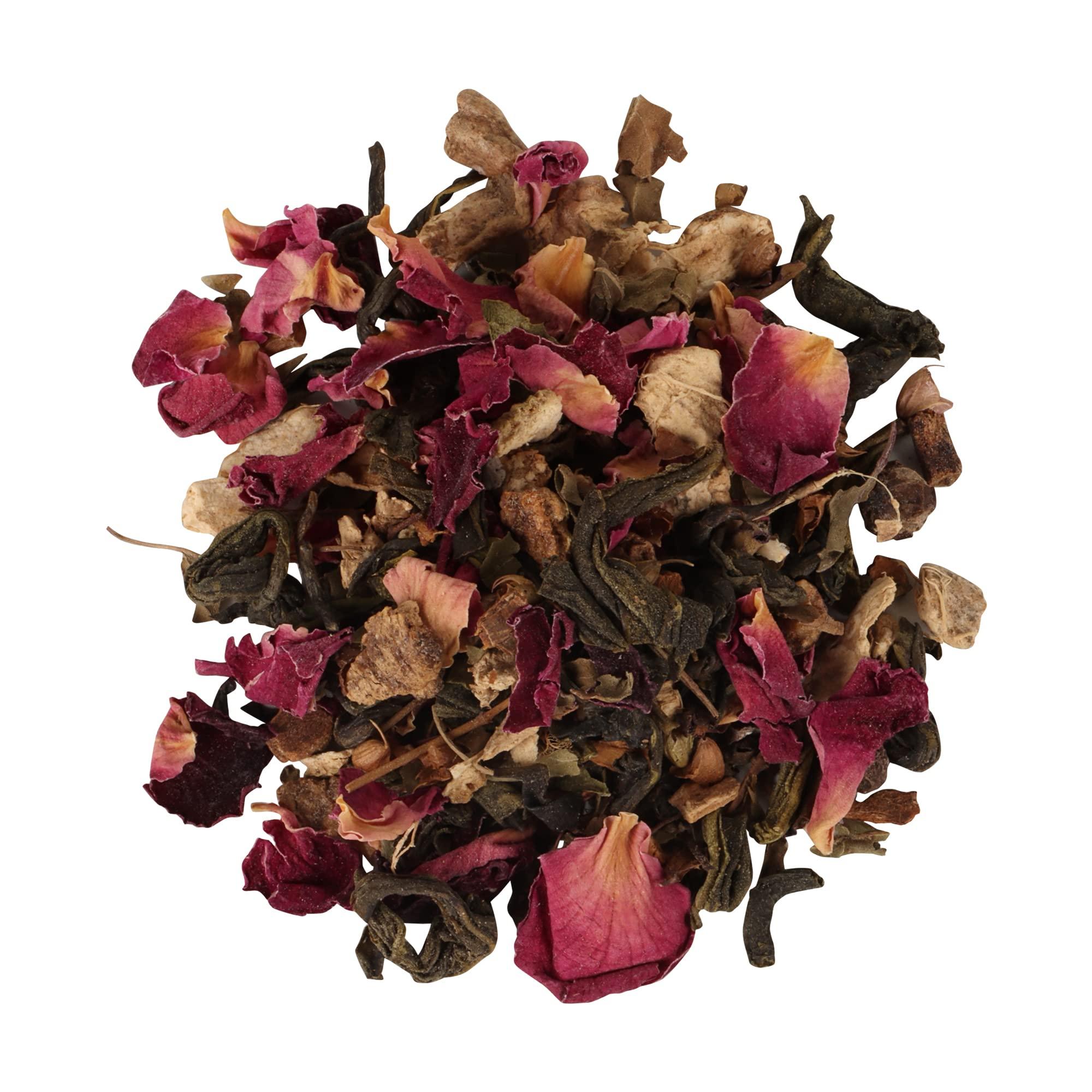 Wholly Being Wholly Being - Detox Kahwa Tea with for skin glow and gut detox with Nutmeg, Sea Buckthorn, Rose Petals, Orange Peels(20 tea bags)