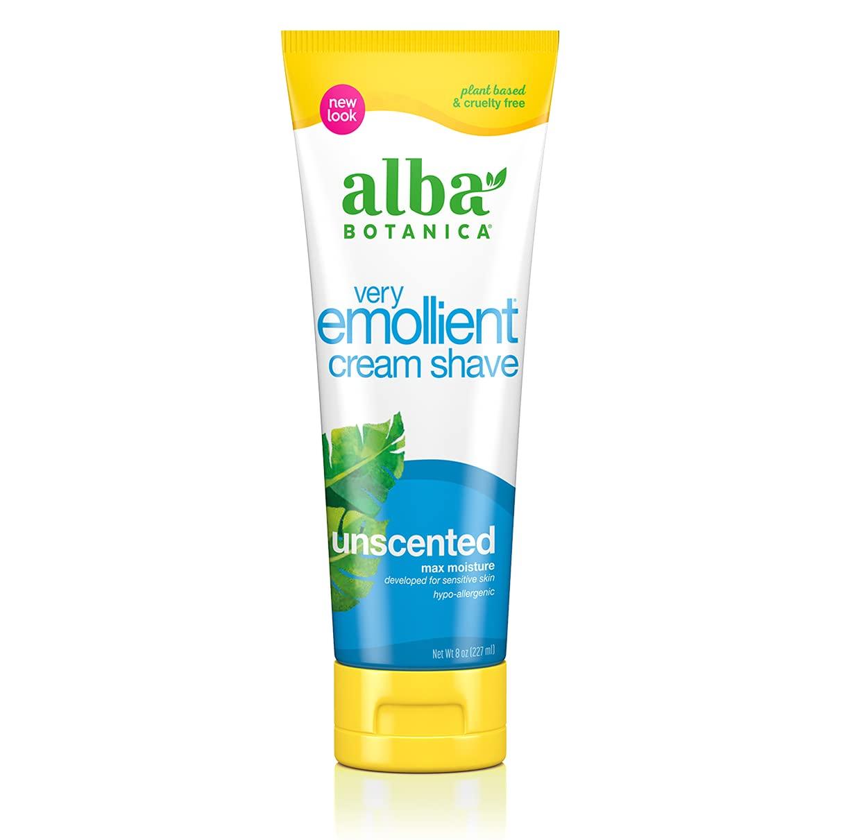 Alba Botanica Unscented : Alba Botanica Shave Cream, Unscented - 8 oz