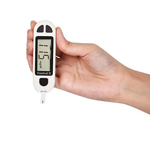 Control D Control D White 50 Strips & Glucometer