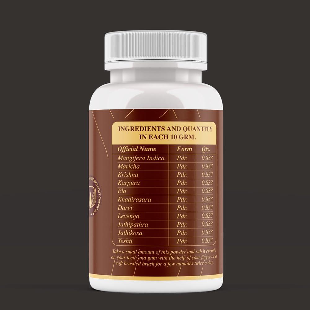 Soorya Sobha Soorya Sobha aayur Dandha Raksha Choornam Tooth Powder For Strong and Healthy Teeth & Gums Herbal Powder For Teeth Herbal Tooth Powder/Sensitivity Relief - 100g (Tooth Powder)