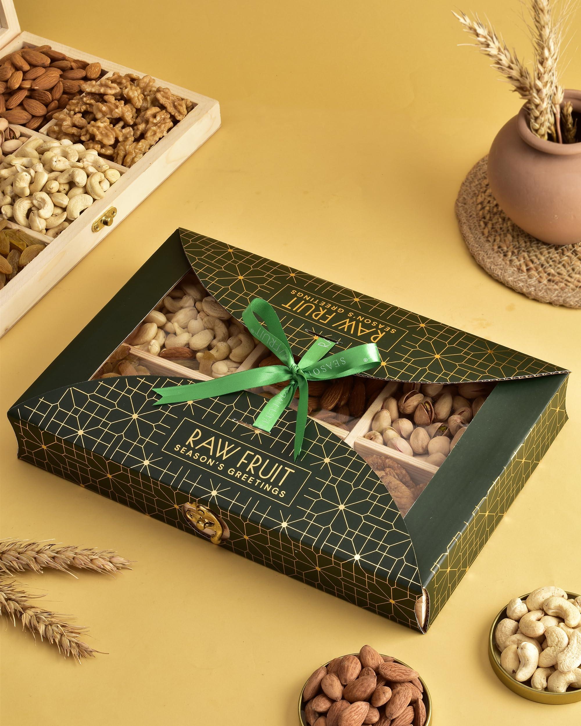 HYPERFOODS Diwali Dry Fruit Gift Box Diwali Gift Items Diwali Gifts Diwali Gift For Family And Friends Diwali Gifts For Employees M6 Roasted Dry Fruits And Nuts Gift For Diwali