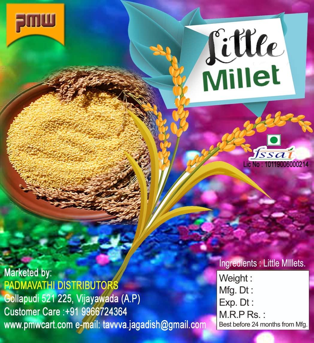 Pmw Pmw - Grade A Quality - Little Millet - Kutki - Samai - Samalu - Same - Sama - Sava - Gajro - Suan - 1 Kilo