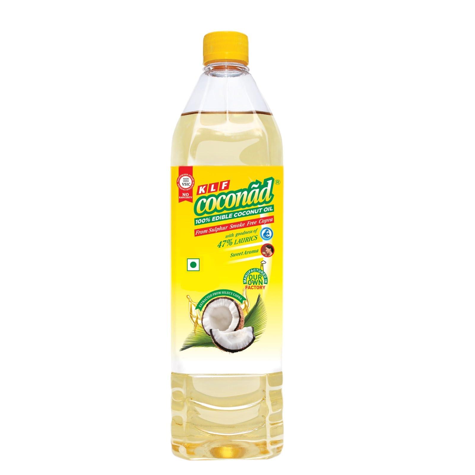 Great Bazaar KLF Coconad 100% Pure Coconut Oil, 1L