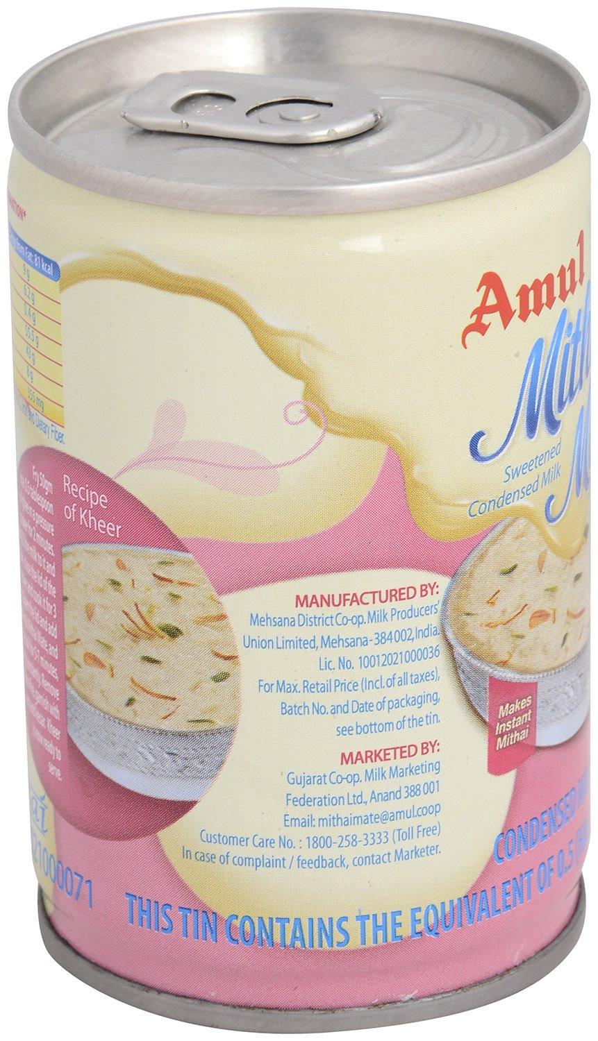 Amul Amul Mithai Mate - Sweetened Condensed Milk, 200G Tin, Powder