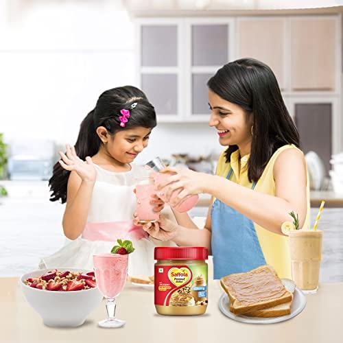 Saffola Saffola Peanut Butter Creamy , 350 gm | High Protein Peanut Butter | Only Jaggery, No Refined Sugar