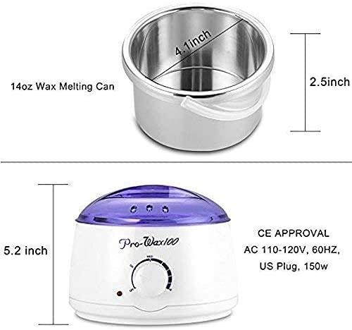 G-KARUNA G-KARUNA Portable Electric Wax Warmer for Hair Removal - Wax Machine for Hair Removal Wax Pot with Nonstick Coating for Eyebrow, leg, Body Waxing Kit for Women and Men | Multi Color