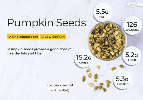 Almond Associates Almond Associates Raw Pumpkin Seeds - 2Kg | Protein and Fiber Rich Superfood For Eating, Jar Pack