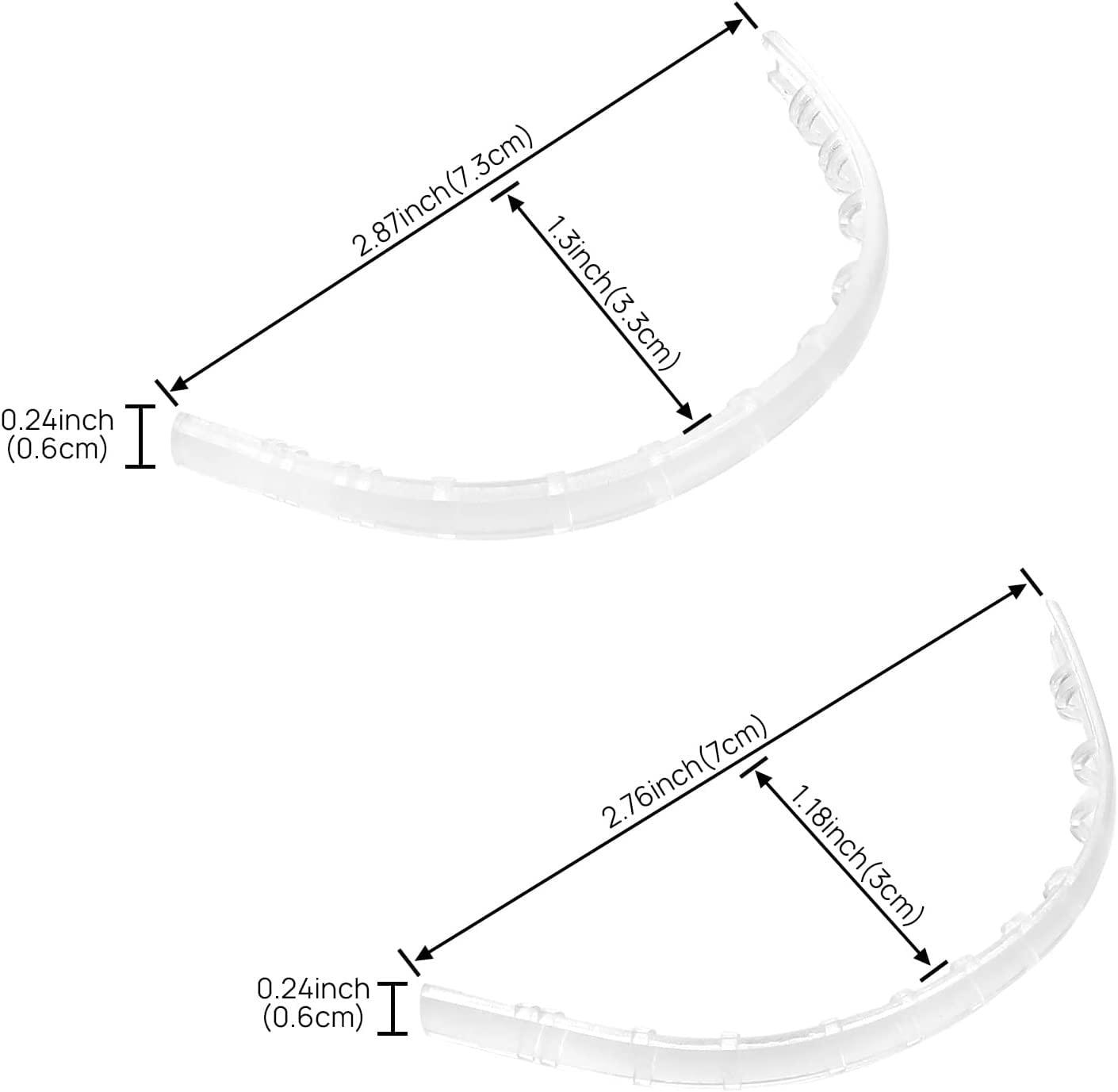 AIM DENTAL SUPPLY AIM DENTAL SUPPLY Lip Protector for Braces Orthodontic & Dental Pain-Relief Comfort Lip Shield Mouth Guard Custom FIT Brace Covers by AIM DENTAL SUPPLY Dental Supply 2.0 Count