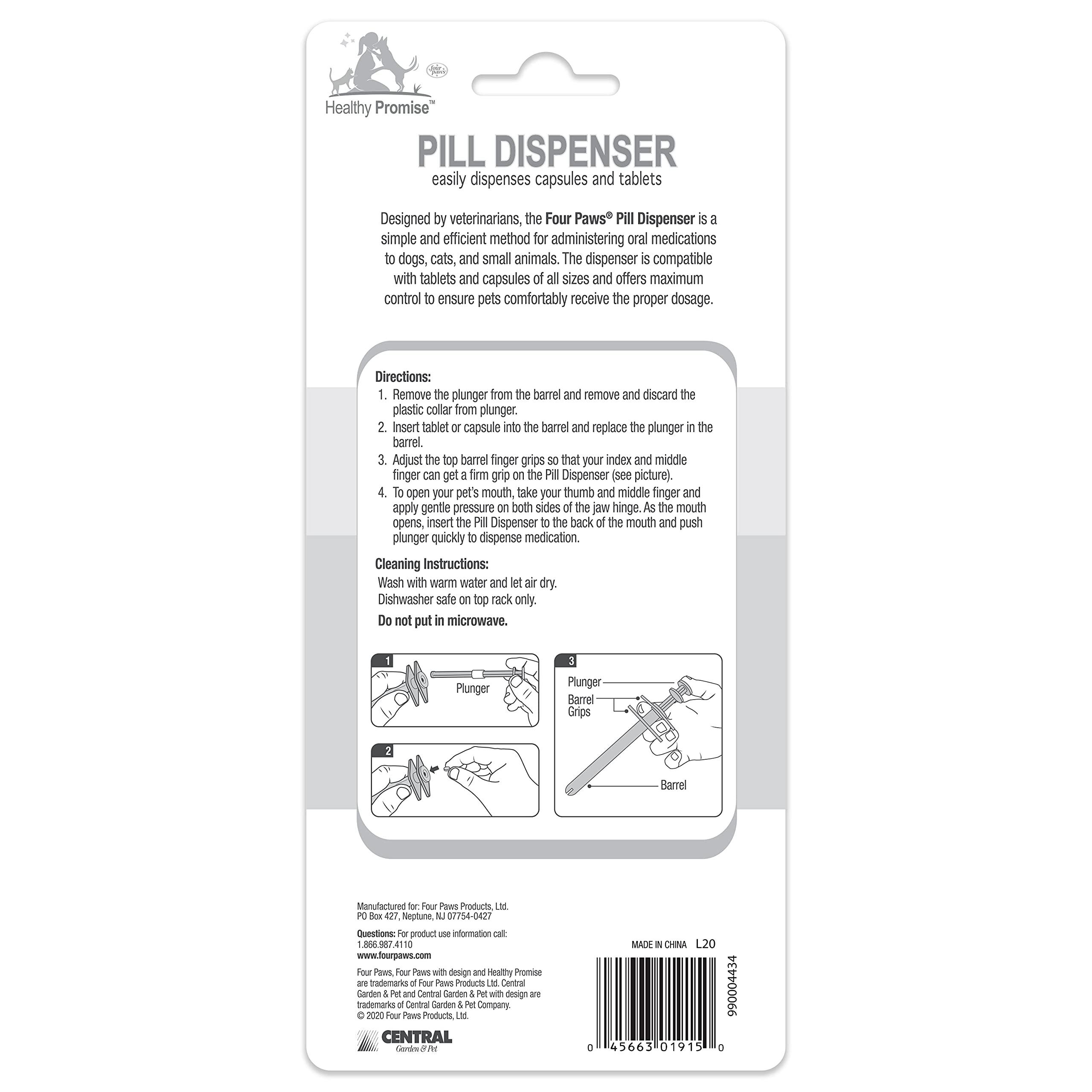 Four Paws Four Paws Quick and Easy Pet Pill Dispenser