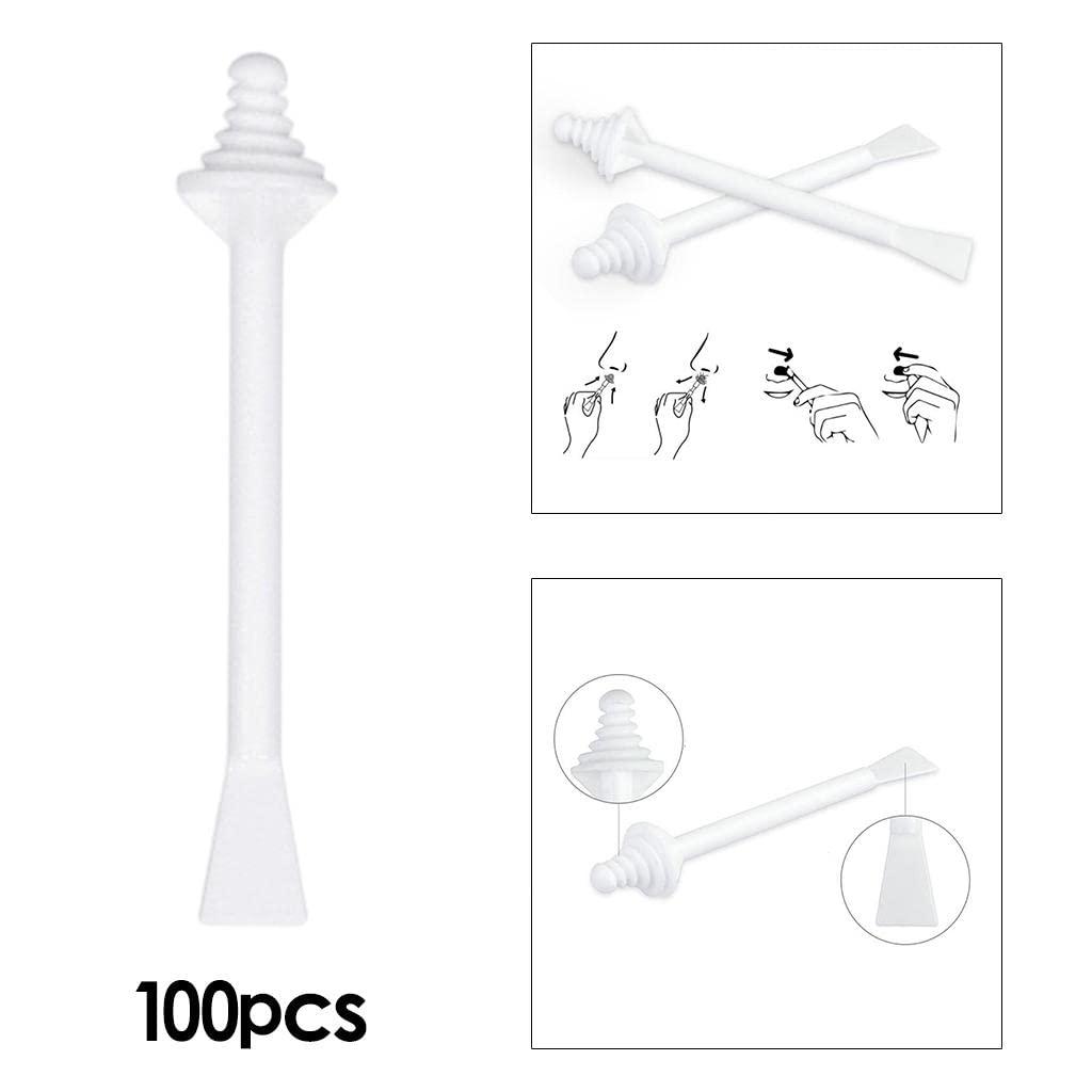 Generic Losa Nose Hair Removal Sticks Nose Wax Applicator for Nostril Nasal Cleaning 100pcs