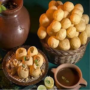 Kri N Sha Ready to Fry Dry GolGappa/Pani Puri Papad/Panipuri Papad - Whole Wheat Golgappe 250 gm