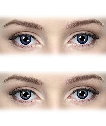 Charming Eyes Charming Eyes Quarterly Contact Lens - 4 Units (Midnight Blue, Sky Blue)
