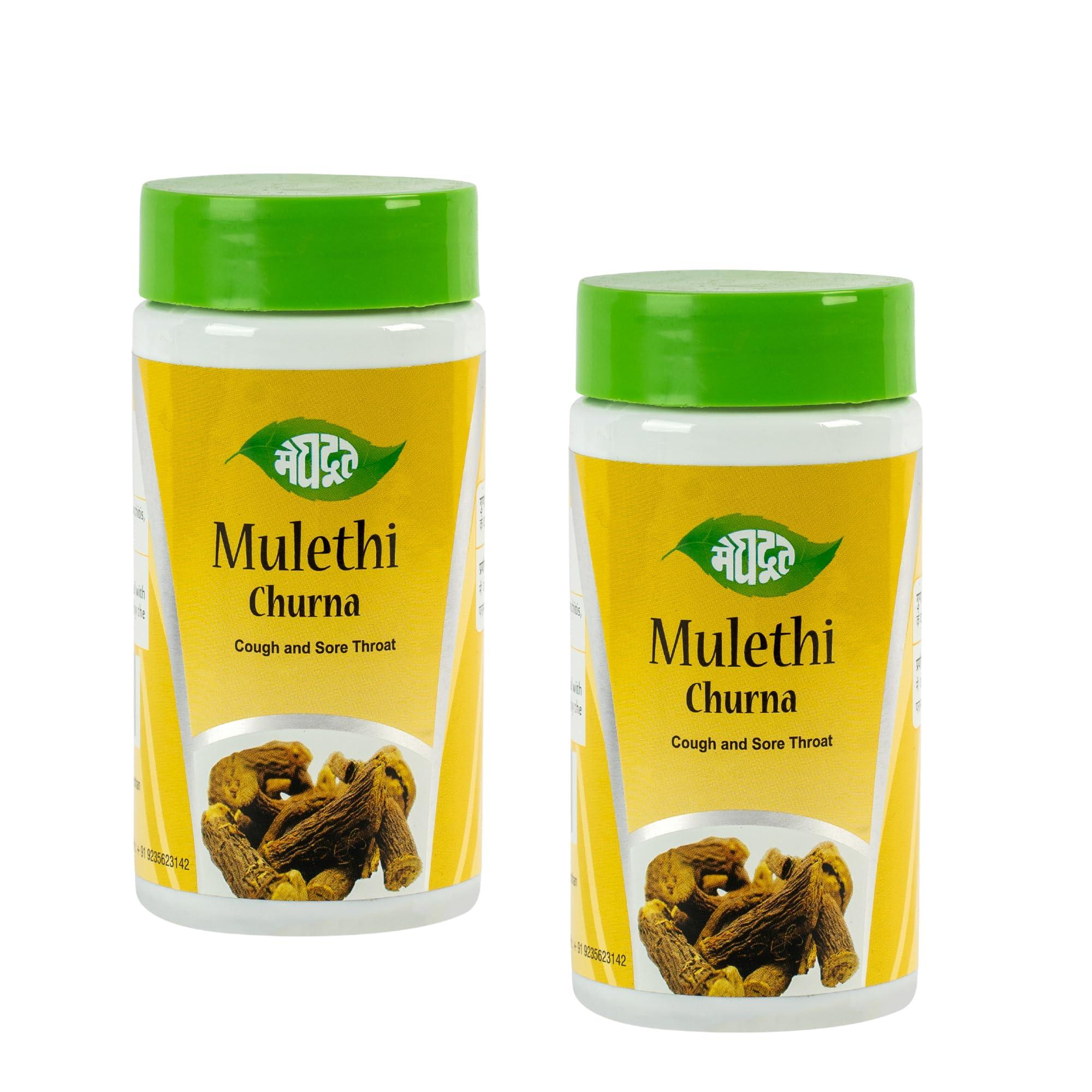 MEGHDOOT Meghdoot Mulethi Powder 100% Pure and Natural Licorice Root Powder for Skin Brightening Hair Care and Digestion 100gm (Pack of 4)