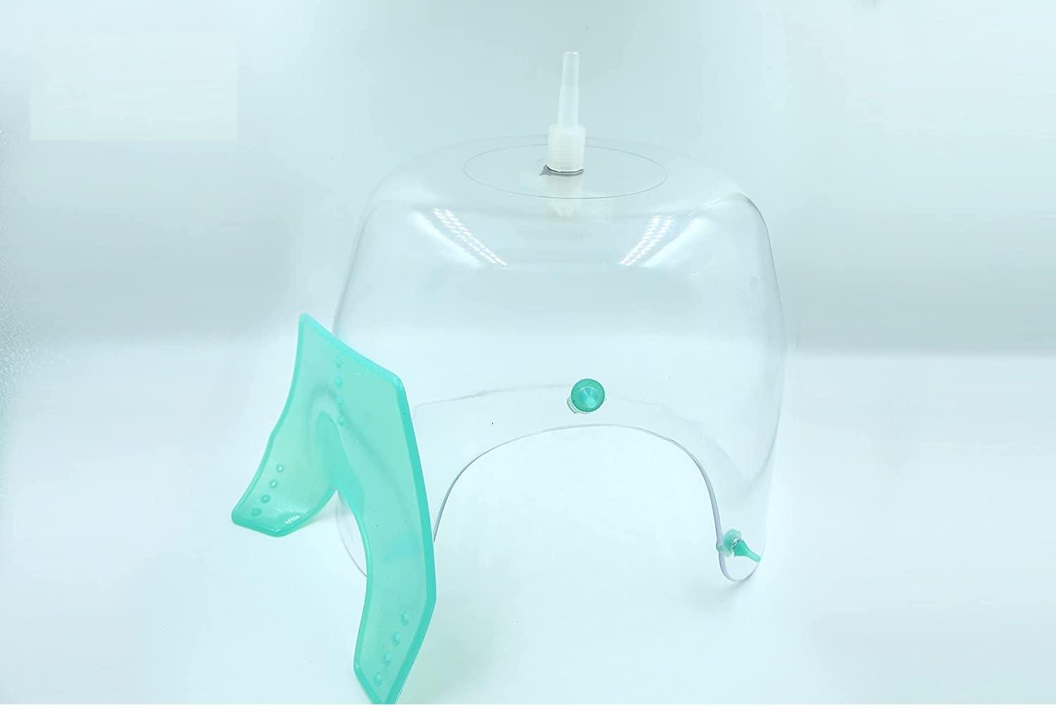 Mowell Mowell Oxygen Hood for children and new born baby with adjustable silicon neck sheet for proper supply of oxygen