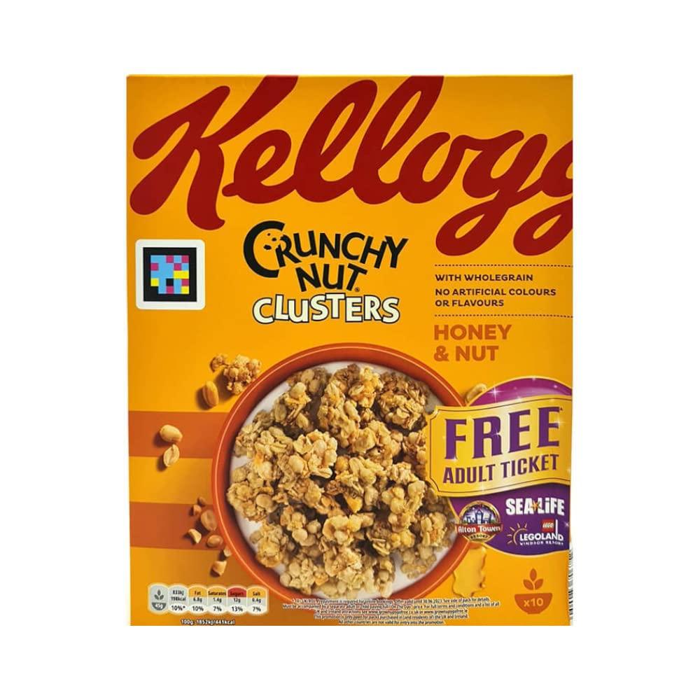 Kellogg's Kellogg's Crunchy Nut Honey & Nut Clusters, 450 g