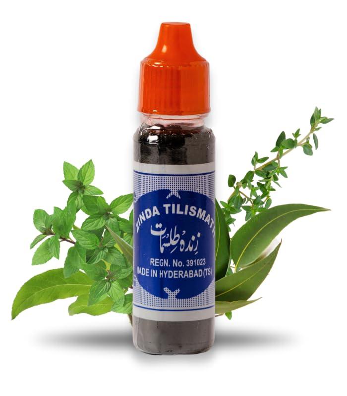 Zinda Tilismath Zinda Tilismath 15ml (Pack Of 1) Ayurvedic Herbal Remedy For Common Ailments & Immunity Booster, Cough Relief Pain Relief Oil- Trusted Home Remedy for Internal & External Use