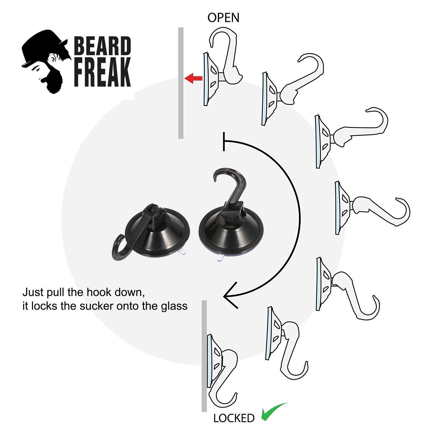 Beard Freak Beard Freak Trimming Catcher with Unique Carry Bag - Black Apron