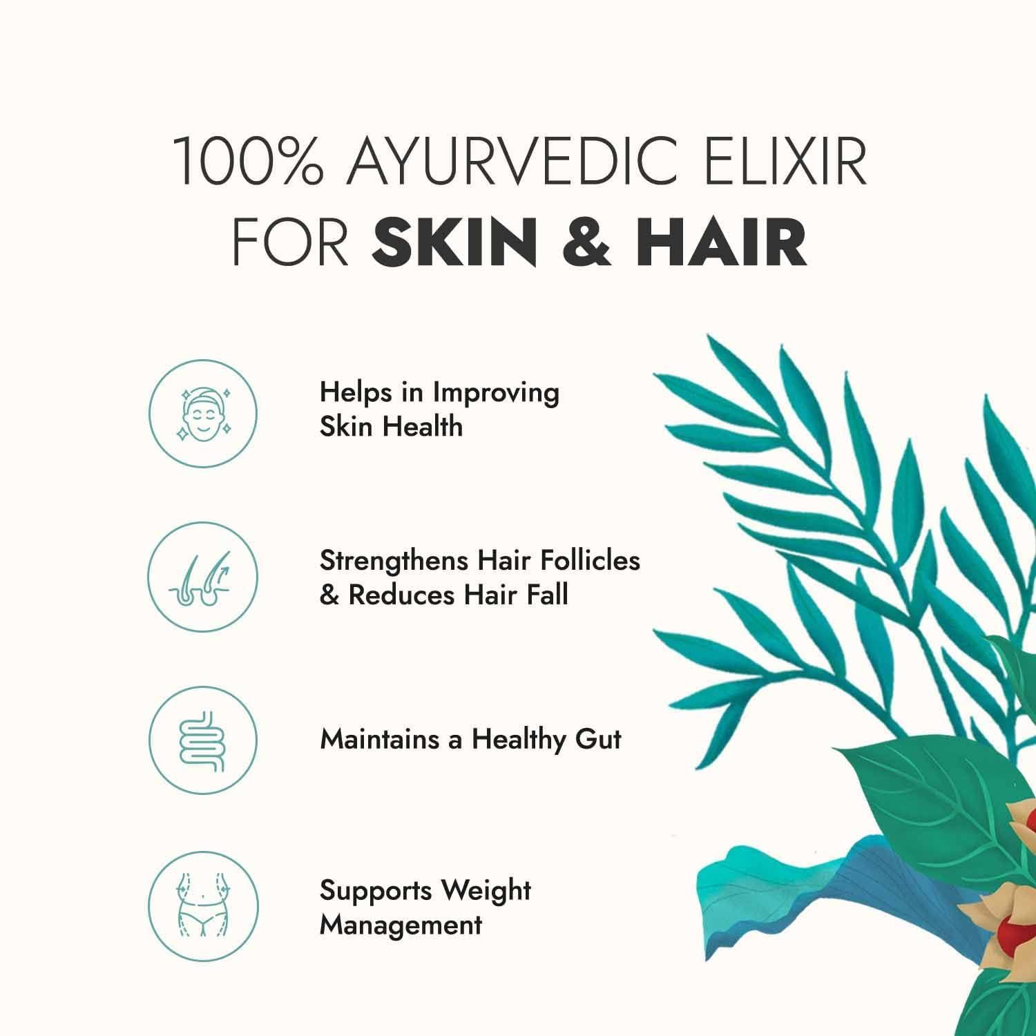 Kapiva Kapiva Thar Aloe Vera Juice (with Pulp) 1L | Rejuvenates Skin and Hair | Natural Juice made within 4 hours of harvesting | No Added Sugar (Pack of 2)