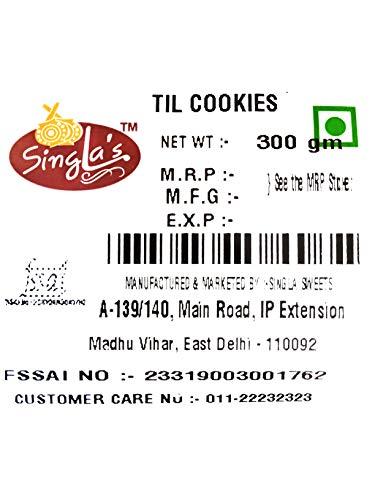 Singla Singla Fruits Cookies Biscuits 300g, Till Cookies Biscuits 300g Combo Pack (600g, Pack of 2) (2 * 300g)