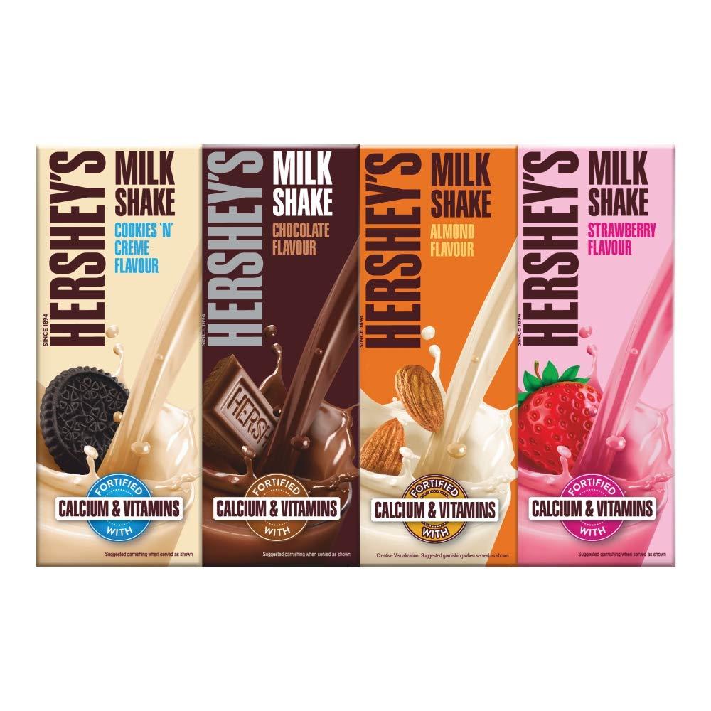 HERSHEY'S Big Bazaar Combo - Hershey's Milk Shake, Cookies and Cream, 200ml (Buy 2 Get 1, 3 Pieces) Promo Pack