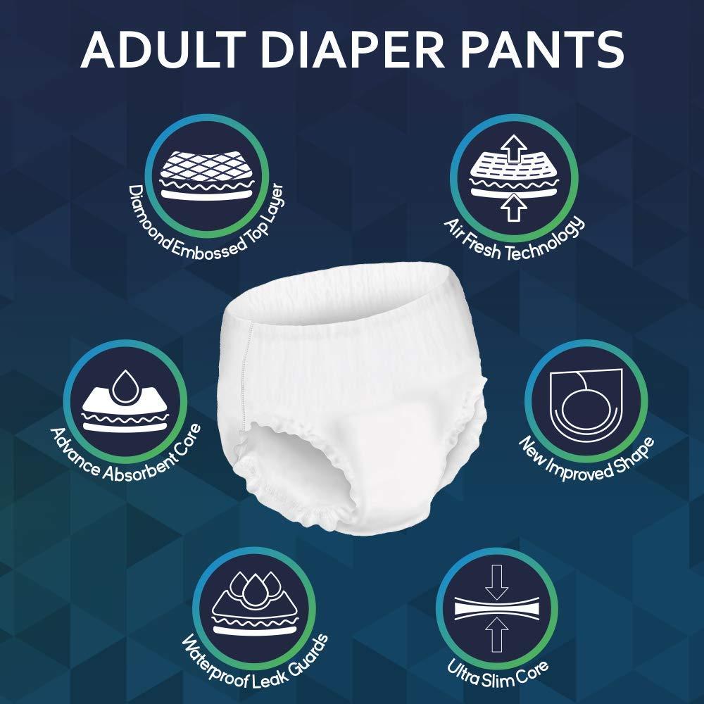 Honor Honor Adult Diaper Pants, Medium - 20 Count (65-85 cms | 24-33 inches)